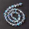 Synthetic Moonstone Beads Strands G-E573-02C-14-5