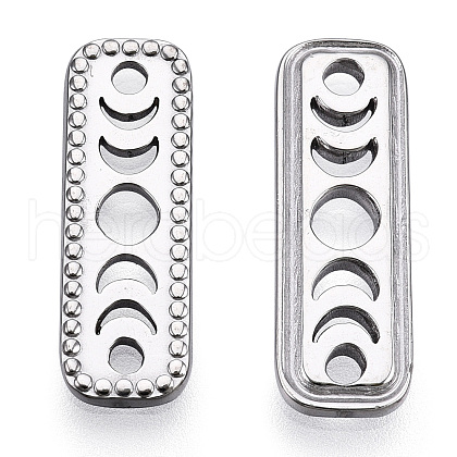 Tarnish Resistant 304 Stainless Steel Connector Charms STAS-T063-195P-1