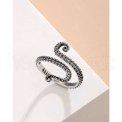 925 Sterling Silver Open Cuff Rings for Women FS-WGB1724-01-1