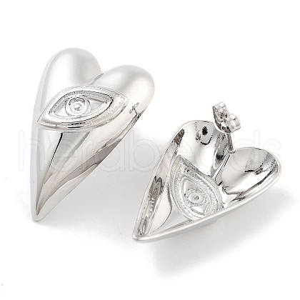 Tarnish Resistant 304 Stainless Steel Stud Earrings EJEW-K283-04P-1