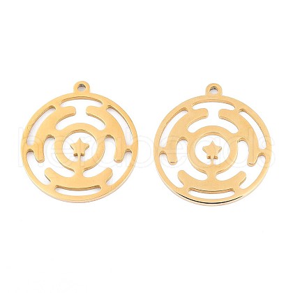 304 Stainless Steel Pendants STAS-N108-40G-1