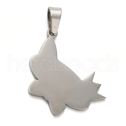 Non-Tarnish 304 Stainless Steel Pendants STAS-C079-14P-1
