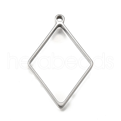 304 Stainless Steel Pendants STAS-S181-01P-F-1