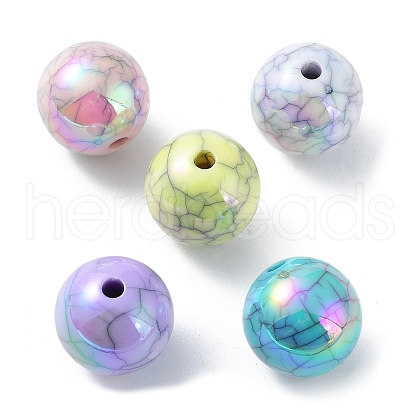 UV Plating Opeque Acrylic Beads MACR-K351-29-1