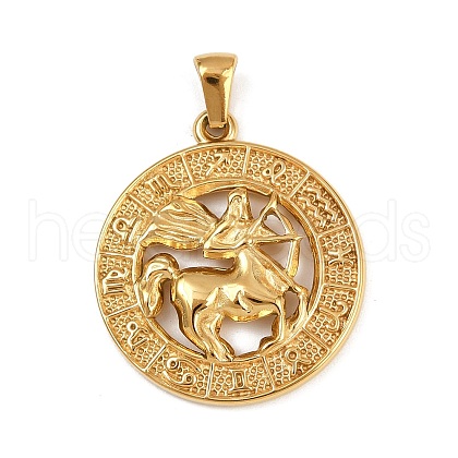 304 Stainless Steel Pendants STAS-C131-03G-03-1