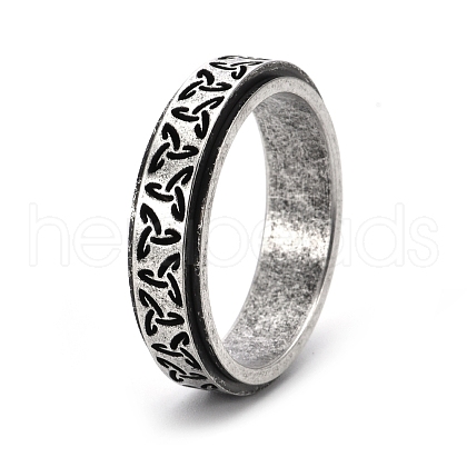 Rotatable Stainless Steel Finger Ring PW-WGB0425-22-1