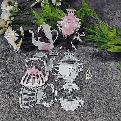 Teapot Carbon Steel Cutting Dies Stencils DIY-P076-60-1