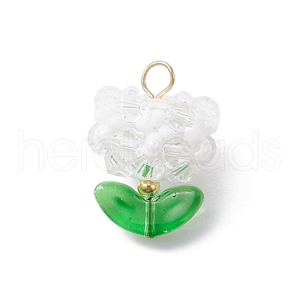Glass Pendants PALLOY-MZ00672-04-1