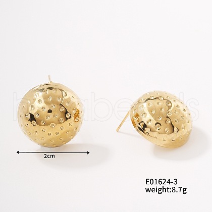 Rock Hip-hop Fashion Shiny Stud Earrings for Versatile Style JJ0841-3-1