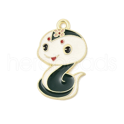 Alloy Enamel Pendants ENAM-D301-01G-06-1