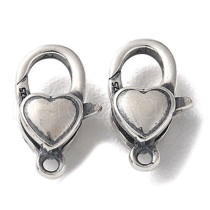 925 Thailand Sterling Silver Lobster Claw Clasps STER-D003-25AS-1