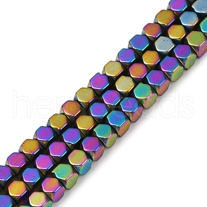 Electroplate Non-magnetic Synthetic Hematite Beads Strands G-I175-09I-1