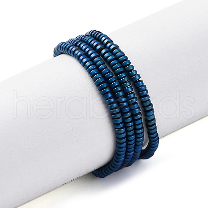 Electroplated Non-magnetic Hematite Beads Strands G-P571-A01-01E-1