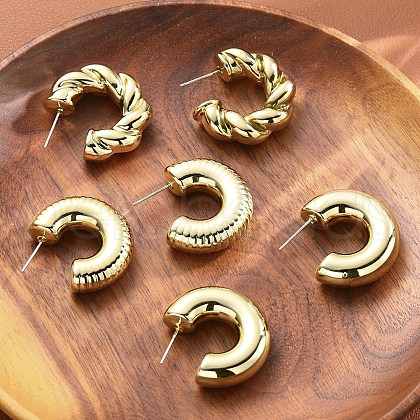 3Pairs Alloy Stud Earrings WG5D203-01-1