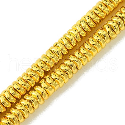 Electroplated Synthetic Non-Magnetic Hematite Beads Strands G-H020-F01-02-1