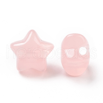 Imitation Jelly Style Acrylic Beads OACR-B002-03F-1