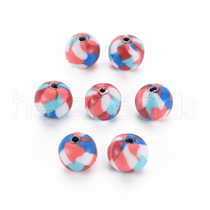 Handmade Polymer Clay Beads CLAY-N008-054A-11-1