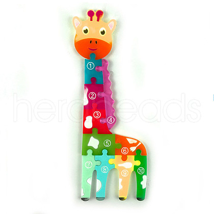 Giraffe DIY Puzzle Silicone Molds DIY-G046-20-1