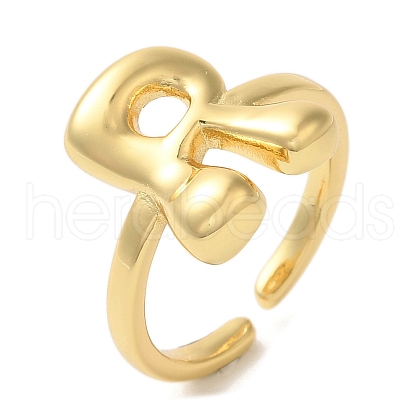 Brass Open Cuff Rings RJEW-U008-06R-G-1