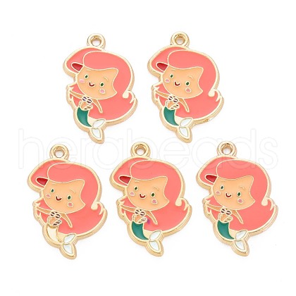 Alloy Enamel Pendants ENAM-S126-116-NR-1