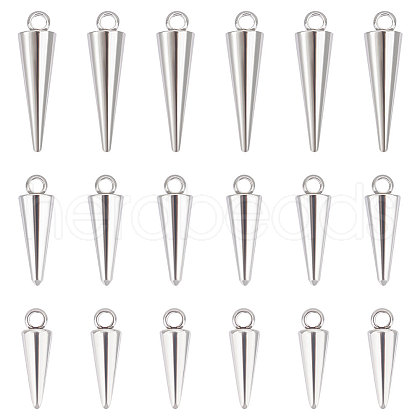 Unicraftale 30Pcs 3 Styles 201 Stainless Steel Pendants STAS-UN0046-05-1