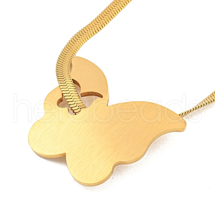 304 Stainless Steel Snake Chain Necklaces NJEW-P311-02A-G-1