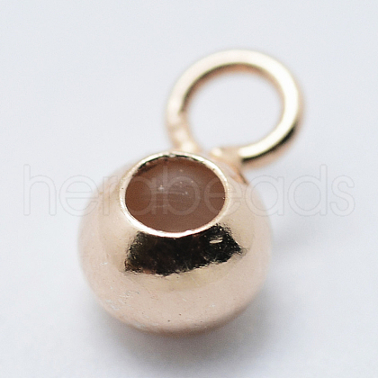 925 Sterling Silver Tube Bails STER-I014-4mm-25RG-1