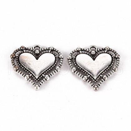 Tibetan Style Alloy Pendants X-TIBE-N010-77AS-RS-1