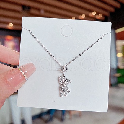 Stainless Steel Cable Chain Necklaces FS-WG30730-42-1