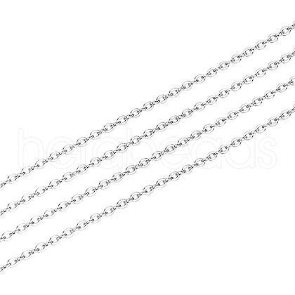 925 Sterling Silver Cable Chain STER-WH0011-04S-1