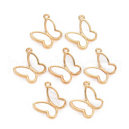 Natural Shell Pendants KK-T060-73-RS-1