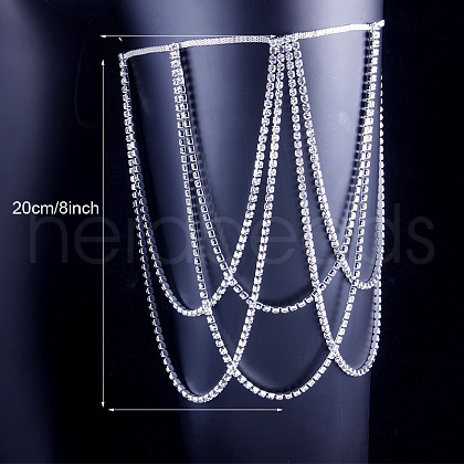 Alloy Crystal Rhinestone Leg Chain FS-WGBE674-02-1