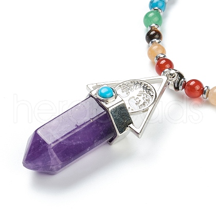 Chakra Jewelry NJEW-I246-01D-1