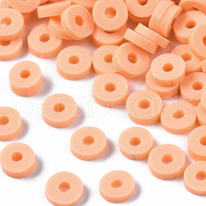 Eco-Friendly Handmade Polymer Clay Beads CLAY-R067-4.0mm-B13-1