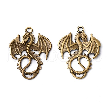 Tibetan Style Alloy Pendants TIBE-Q050-64AB-LF-1