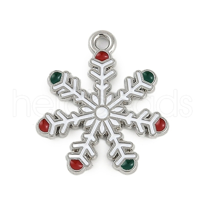 Christmas Theme Alloy Enamel Pendants ENAM-Z020-02F-1
