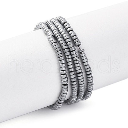 Electroplated Non-magnetic Hematite Beads Strands G-P571-A01-01D-1
