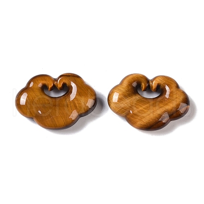 Natural Tiger Eye Pendants G-I361-03A-1