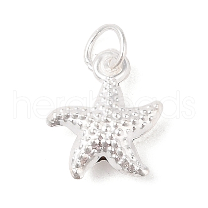 925 Sterling Silver Starfish Charms STER-K181-03S-1