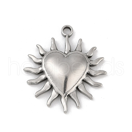 304 Stainless Steel Pendants STAS-D366-01K-P-1
