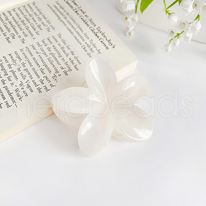 Candy Color Flower Plastic Claw Hair Clips PW-WG0066C-06-1