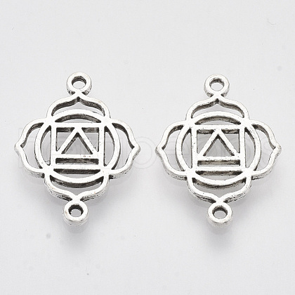 Tibetan Style Alloy Links connectors TIBEP-S319-050C-RS-1