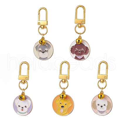 Alloy Enamel Pendant Decoraiton HJEW-JM00963-1