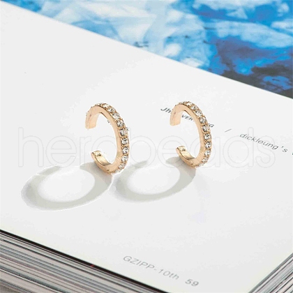 Brass Cuff Earrings WGBC495-04-1