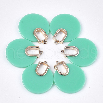 Opaque Acrylic Pendants MACR-T031-08D-1