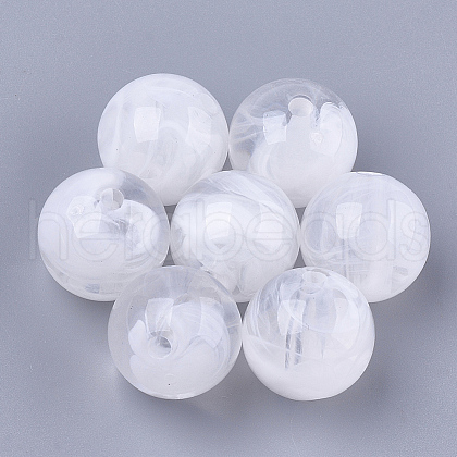 Acrylic Beads X-OACR-T008-11A-09-1