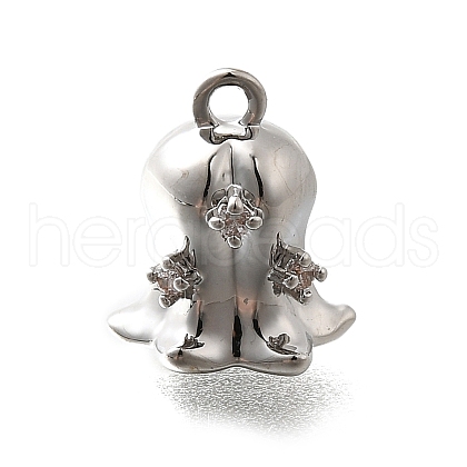 Brass Micro Pave Cubic Zirconia Pendants KK-Q035-15P-02-1