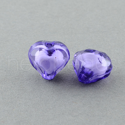 Transparent Acrylic Beads TACR-S114-8mm-10-1