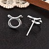 S925 Sterling Silver Stud Earrings EJEW-K303-01S-02-2