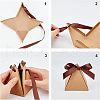 Paper Jewelry Box CON-WH0076-12C-3